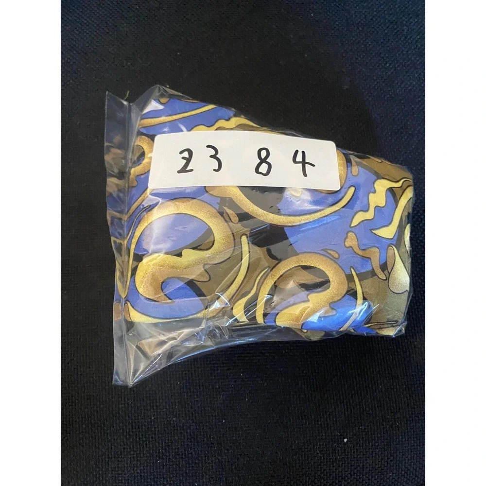 Grateful Dead Steal Your Face First Set Silk Tie Blue Gold Psychedelic Swirl USA